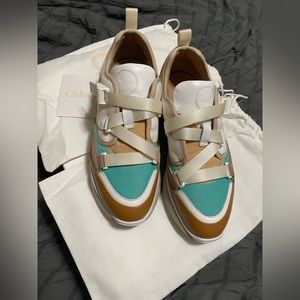 Chloe sneakers (natural white color)